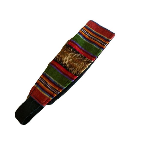 Multicolor Striped Tapestry Stretch Head Band One Size - Picture 1 of 5